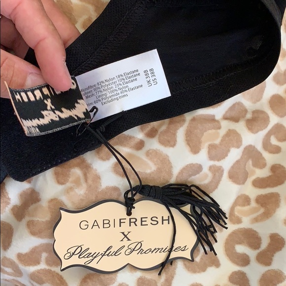 GabiFresh x Playful Promises Brooklyn Fishnet Bra - Picture 4 of 4